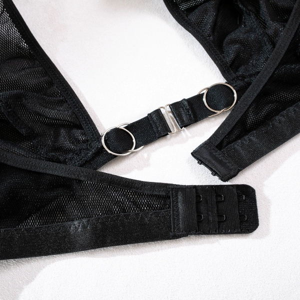 Set bộ đồ lót gợi cảm Kir Set S2063 thun lưới mặc được 2 kiểu không gọng mút Bralettehousevn