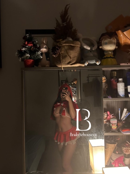 [Tặng choàng nón] Bộ đồ hoá trang Cô bé quàng khăn đổ kèm nón đủ phụ kiện S1913 Bralettehousevn