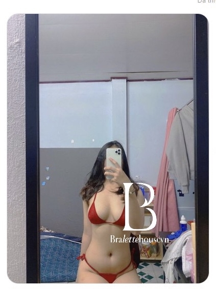 [Che tên - Hoả ] BỘ BRALETTE NỮ TRANSPARENT SET S1403 DÂY MẢNH XUYÊN THẤU KÈM QUẦN LỌT KHE DẠNG CỘT DÂY Bralettehousevn