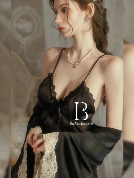 Đầm váy ngủ nữ satin cao cấp Phantom Dress S2221 quyến rũ Bralettehousevn