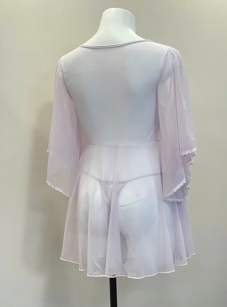 (Kèm quần) Choàng Glory S2224 cao cấp chất voan xuyên thấu Bralettehousevn