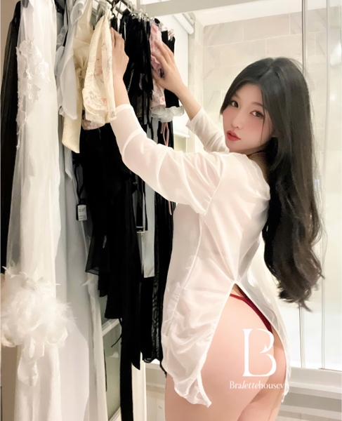 Áo khoác ngoài mỏng xuyên thấu Thin Set dùng để phối với bikini hoặc bra Bralettehousevn