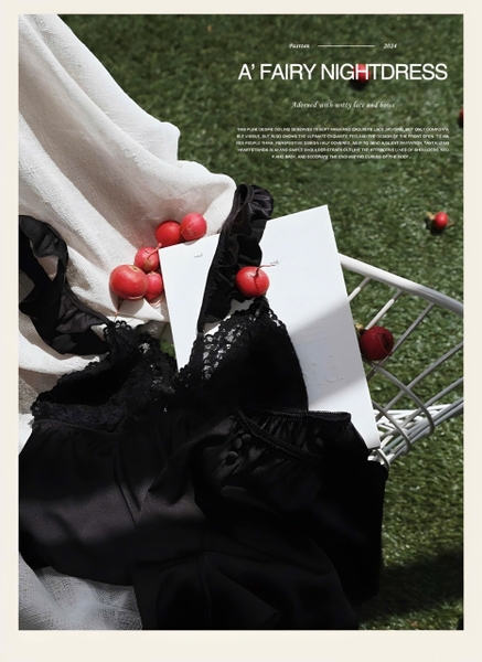 (Che tên - Hoả tốc) Bộ đồ tiểu thư 2 dây cánh tiên S2164 He is mine Set chất liệu satin cao cấp cho nữ Bralettehousevn