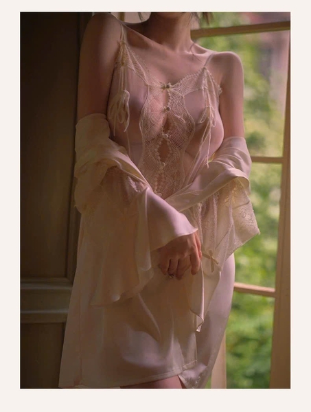 Váy ngủ voan cao cấp Bitter Dress S2600 cut out gợi cảm xuyên thấu trong suốt quyến rũ Bralettehousevn