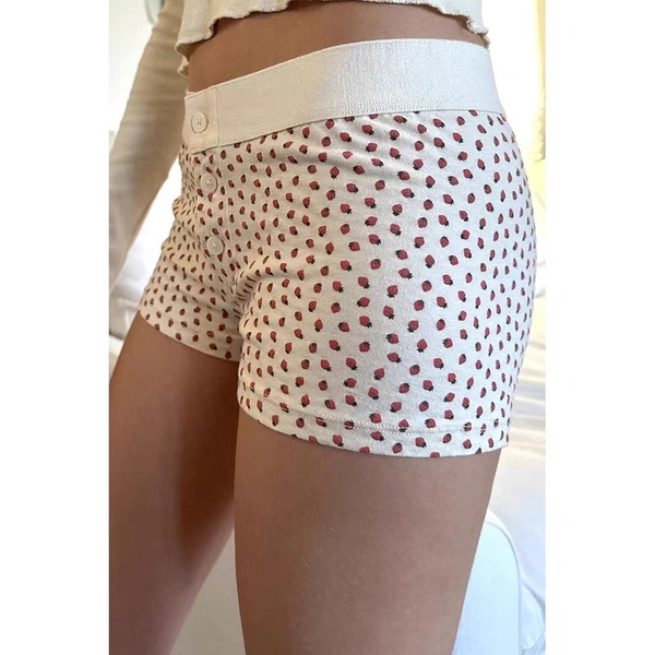 [CHE TÊN - 🔥TỐC] Q2103 𝘿𝘼𝙍𝙄𝘼 𝘽𝙊𝙔𝙎𝙃𝙊𝙍𝙏 quần short cotton trái dâu mùa hè năng động thoáng mát loại 1 có nút Bralettehousevn