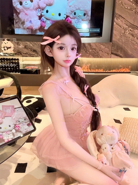 Đầm ngủ nữ dáng xoè có mút cánh tiên Beso Dress S2562 tiểu thư gợi cảm nữ tính tôn dáng Bralettehousevn