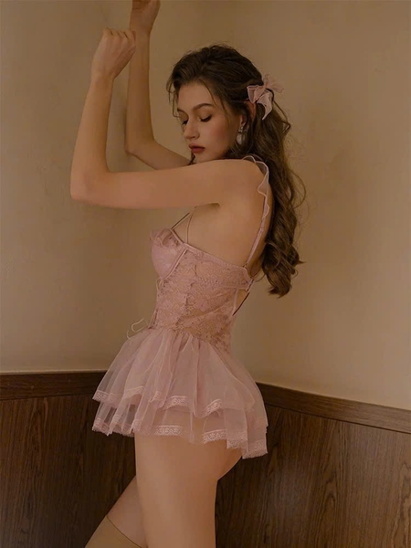 Đầm ngủ nữ dáng xoè có mút cánh tiên Beso Dress S2562 tiểu thư gợi cảm nữ tính tôn dáng Bralettehousevn