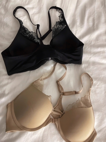 Set đồ lót cài trước Cushy Set S2373 có gọng mút mỏng ren dây leo nữ tính gợi cảm cao cấp Bralettehousevn