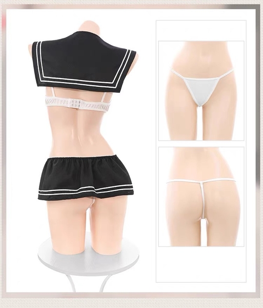 [KÈM PHỤ KIỆN] Tomoe Set S2567 Bộ đồ cosplay nữ sinh thuỷ thủ gợi cảm quyến rũ ngây thơ Bralettehousevn