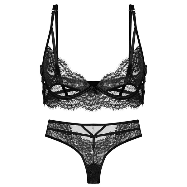 Bộ đồ lót ren nữ cao cấp Dol Set S2607 cut out có gọng không mút thiên thần gợi cảm Bralettehousevn