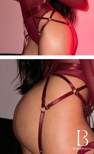 (Tặng găng tay) 𝐒𝟐𝟎𝟕𝟐 𝐒𝐄𝐓𝐈𝐀 𝐁𝐎𝐃𝐘𝐒𝐔𝐈𝐓 Bộ đồ liền thân bodysuit cho nữ Bralettehousevn