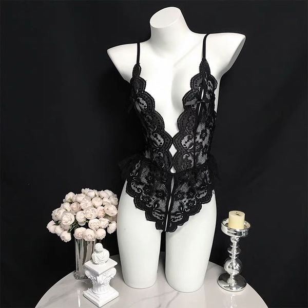 [CHE TÊN - KÈM CÀI] Bodysuit ren cho nữ Jemi Bodysuit ren S2173 không gọng không mút Bralettehousevn