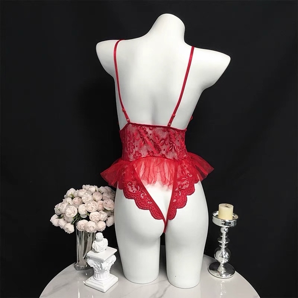 [CHE TÊN - KÈM CÀI] Bodysuit ren cho nữ Jemi Bodysuit ren S2173 không gọng không mút Bralettehousevn