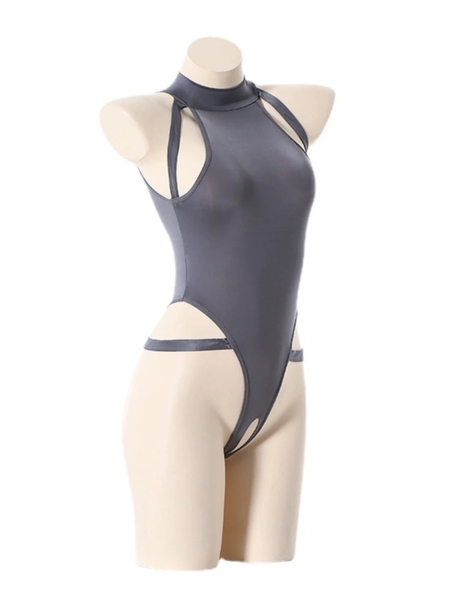 Bộ đồ liền thân xẻ đáy Helios Bodysuit S2572 chất thun lạnh mát mịn có khoen sau năng động gợi cảm Bralettehousevn