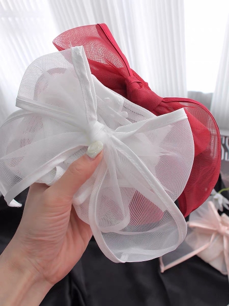 Quần lót lọt khe phối nơ voan to Free Gift Panties Q1842 gợi cảm Bralettehousevn