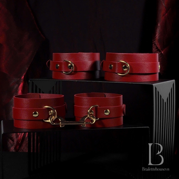 [18++] Bộ phụ kiện tình yêu cao cấp kèm bao da Trick Me Set siêu xịn sò 8 món Bralettehousevn