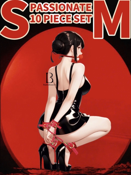 [18++] Bộ phụ kiện tình yêu cao cấp kèm bao da Trick Me Set siêu xịn sò 8 món Bralettehousevn