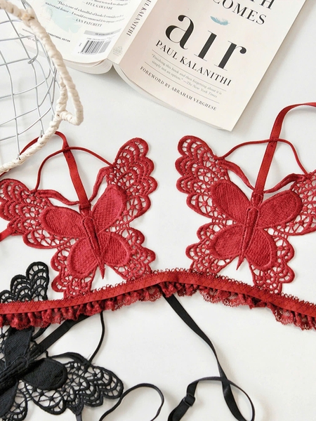 Bộ đồ lót nữ ren bướm 3D Kocho Set S2609 táo bạo gợi cảm nữ tính Bralettehousevn