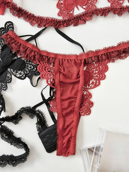 Bộ đồ lót nữ ren bướm 3D Kocho Set S2609 táo bạo gợi cảm nữ tính Bralettehousevn