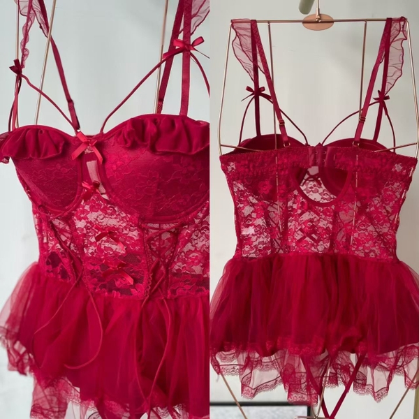 Đầm ngủ nữ dáng xoè có mút cánh tiên Beso Dress S2562 tiểu thư gợi cảm nữ tính tôn dáng Bralettehousevn