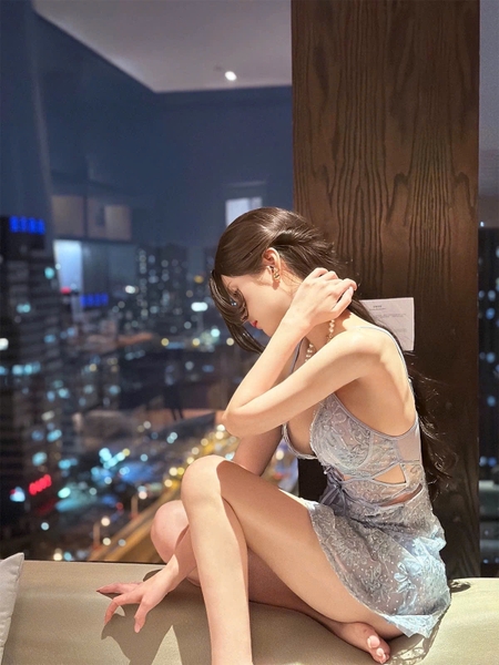 Đầm váy ngủ nữ cao cấp Teasing Dress S2450 chất hoa form xoè tiểu thư xinh xắn Bralettehousevn