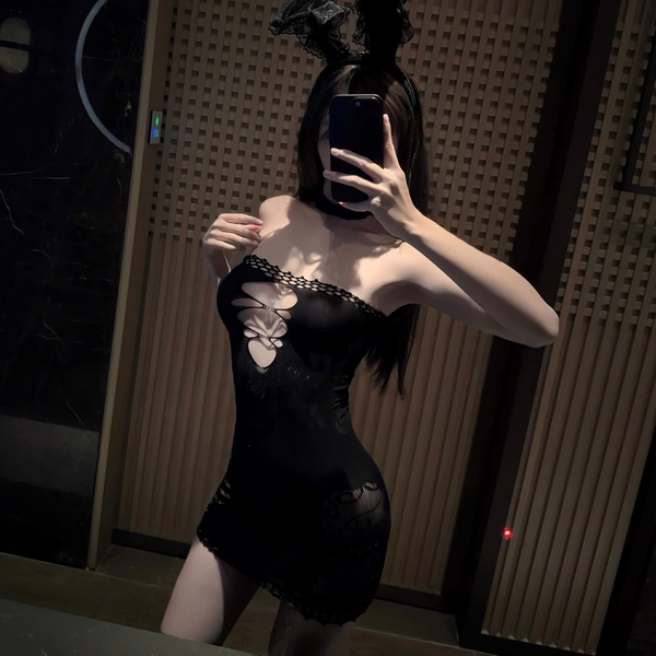 [HOISERY] Tất vớ toàn thân nữ Kinda Bodystock PK2612 dáng váy ôm co giãn tốt siêu tôn dáng Bralettehousevn