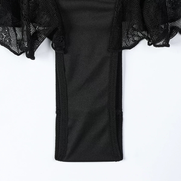 Bộ đồ liền thân nữ Juvela Bodysuit S2455 có mút đệm khoen lấp lánh cột nơ nữ tính quyến rũ Bralettehousevn