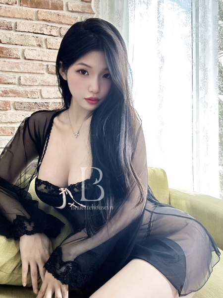 Đầm váy ngủ nữ gợi cảm Zelda Dress S2190 xuyên thấu cao cấp dáng xoè tiểu thư Bralettehousevn