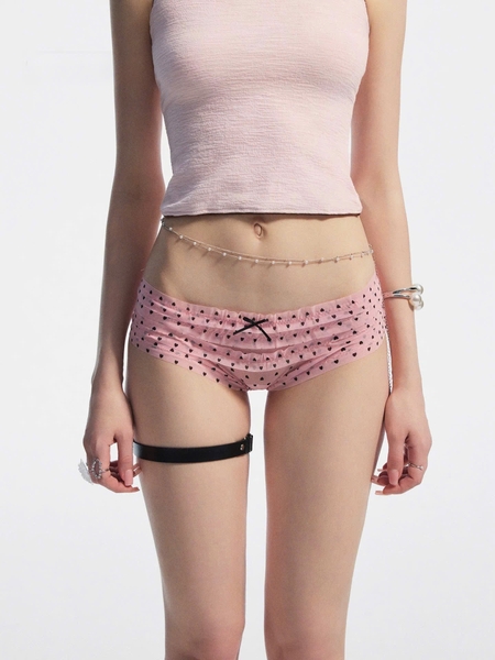Quần lót voan tầng Kyn Panties chấm bi mùa Hè nữ tính cạp thấp Y2K Bralettehousevn