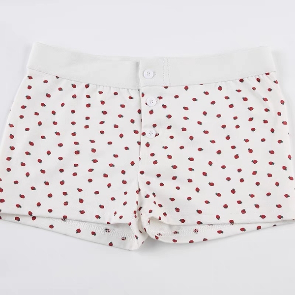 [CHE TÊN - 🔥TỐC] Q2103 𝘿𝘼𝙍𝙄𝘼 𝘽𝙊𝙔𝙎𝙃𝙊𝙍𝙏 quần short cotton trái dâu mùa hè năng động thoáng mát loại 1 có nút Bralettehousevn