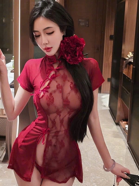 Bộ đồ hoá trang Qipon Set S2610 cosplay phong cách Trung Hoa gợi cảm Bralettehousevn