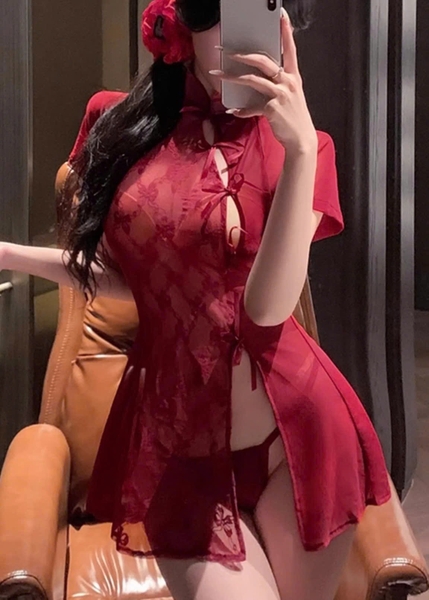 Bộ đồ hoá trang Qipon Set S2610 cosplay phong cách Trung Hoa gợi cảm Bralettehousevn