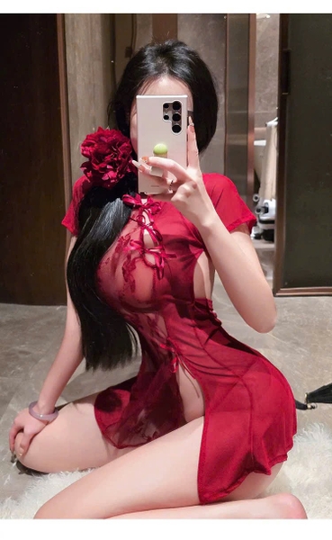 Bộ đồ hoá trang Qipon Set S2610 cosplay phong cách Trung Hoa gợi cảm Bralettehousevn