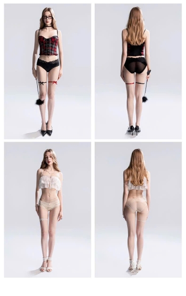 Quần lót nữ Dusk Panties chất thun phối cạp ren óng ánh trendy thoải mái nữ tính Bralettehousevn