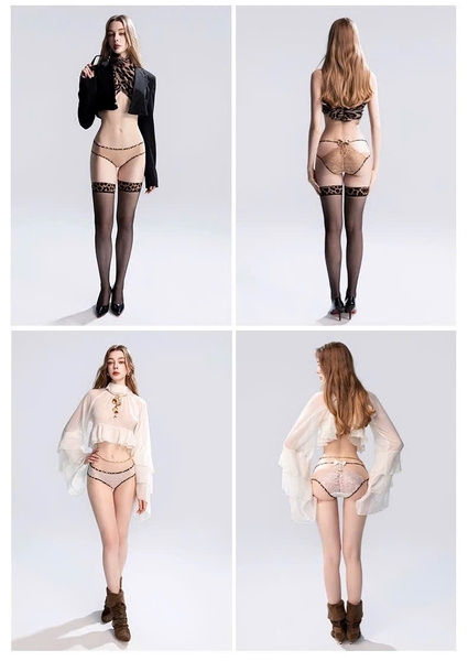 [CÓ SẴN - HOẢ TỐC] Quần ren nữ Opal Panties cut out phối nơ chuông thoải mái gợi cảm Bralettehousevn