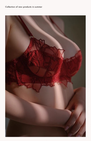 [Kèm quần lót] S1986 Sakira Set đồ lót ren nữ có gọng không mút xuyên thấu cao cấp Bralettehousevn