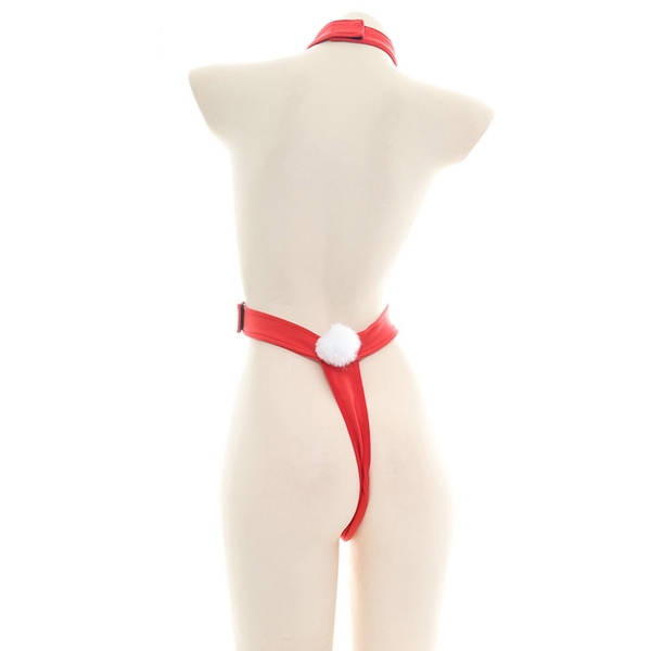 [HOT] Carol Bodysuit S2288 Bộ đồ dây liền thân kèm cục bông đuôi thỏ siêu mảnh táo bạo gợi cảm Bralettehousevn