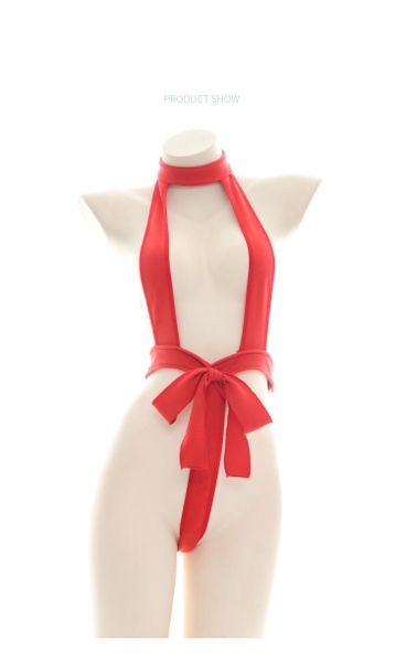 [HOT] Carol Bodysuit S2288 Bộ đồ dây liền thân kèm cục bông đuôi thỏ siêu mảnh táo bạo gợi cảm Bralettehousevn