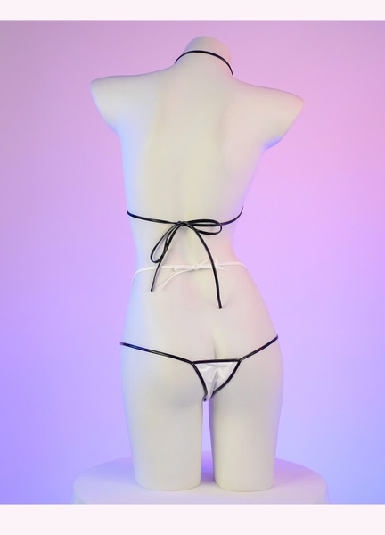 [NEW] Cruella Set S2289 bộ đồ lót da PU tiny cột dây siêu quyến rũ gợi cảm nóng bỏng không gọng mút Bralettehousevn