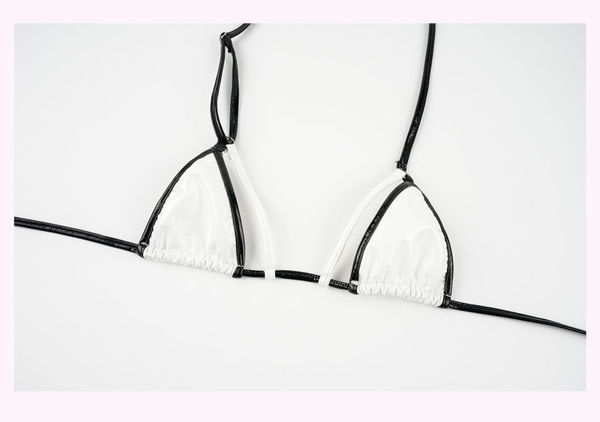 [NEW] Cruella Set S2289 bộ đồ lót da PU tiny cột dây siêu quyến rũ gợi cảm nóng bỏng không gọng mút Bralettehousevn