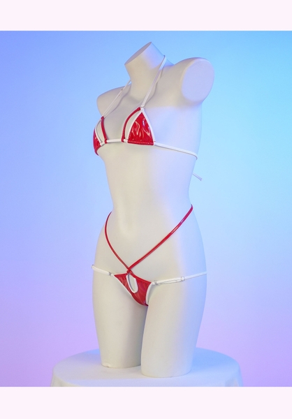 [NEW] Cruella Set S2289 bộ đồ lót da PU tiny cột dây siêu quyến rũ gợi cảm nóng bỏng không gọng mút Bralettehousevn