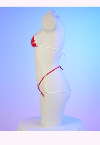 [NEW] Cruella Set S2289 bộ đồ lót da PU tiny cột dây siêu quyến rũ gợi cảm nóng bỏng không gọng mút Bralettehousevn