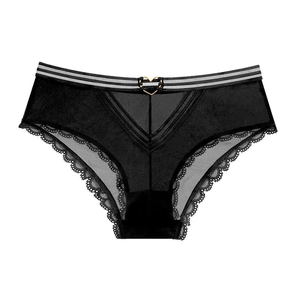 Quần lót nữ Winter Panties Q2295 dáng tam giác phối khoen trái tim chất thun lạnh mềm mại thoải mái Bralettehousevn