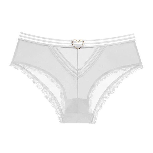 Quần lót nữ Winter Panties Q2295 dáng tam giác phối khoen trái tim chất thun lạnh mềm mại thoải mái Bralettehousevn