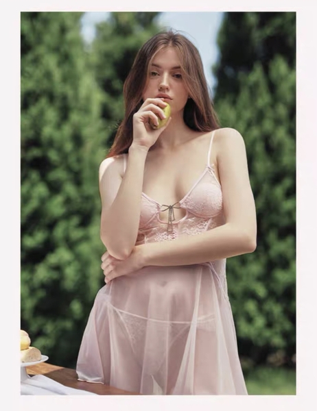 [CHE TÊN- 🔥TỐC] Đầm váy ngủ nữ kèm quần Jessica Dress S2189 cao cấp có sẵn mút đệm mỏng Bralettehousevn