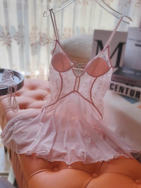 [CHE TÊN- 🔥TỐC] Đầm váy ngủ nữ kèm quần Jessica Dress S2189 cao cấp có sẵn mút đệm mỏng Bralettehousevn