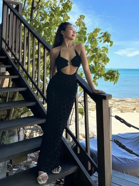 Đầm váy nữ Juhi Dress S2088 dáng dài ôm sát quyến rũ du lịch Bralettehousevn