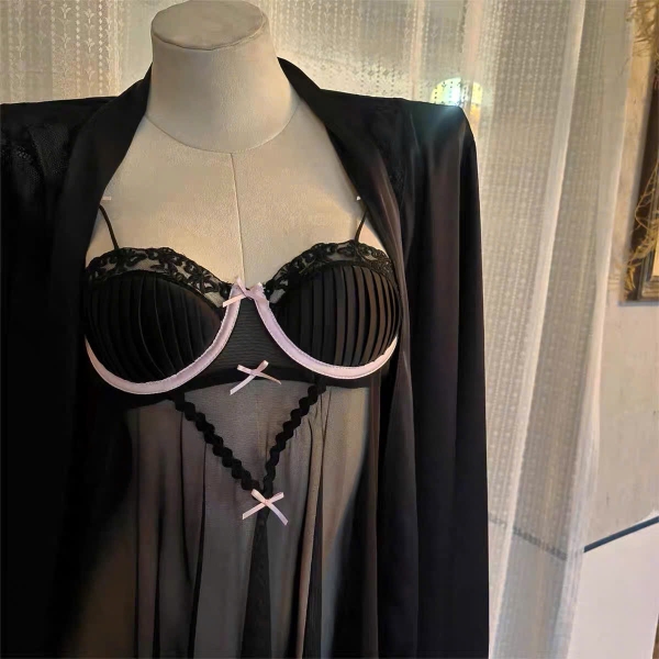 Đầm váy ngủ nữ gợi cảm Zelda Dress S2190 xuyên thấu cao cấp dáng xoè tiểu thư Bralettehousevn