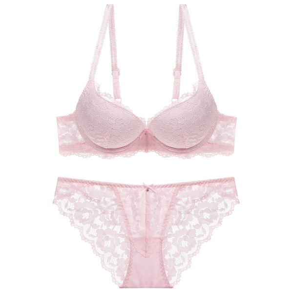 Bộ đồ lót ren nữ  Huray Set S2360 push up gợi cảm có gọng mút nâng ngực diện áo dài Bralettehousevn