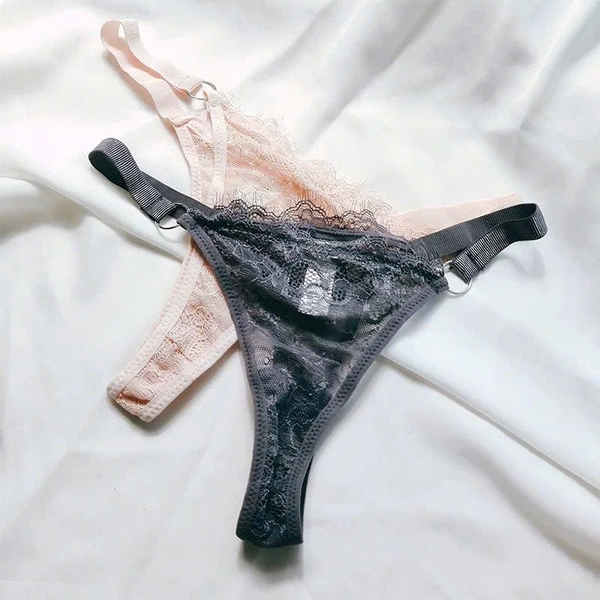 Quần lót lọt khe ren nữ Papaya Thong Q1411 kèm khoen đai chun gợi cảm quyến rũ nữ tính Bralettehousevn
